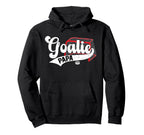 Ice Hockey Goalie Papa Ice Hockey Hoodie - Casual Everyday Wear for Adults