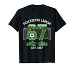 Goalkeeper Legend 67 Soccer T-Shirt - Casual Everyday Wear Men Women