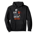 Soccer Player Legend Futbol Athlete Hoodie - Minimalist Print for Adults