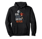 Soccer Player Legend Futbol Athlete Hoodie - Minimalist Print for Adults