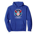 American Flag Soccer Soccer 2025 Hoodie - Minimalist Print for Adults