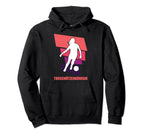Soccer Team Outfit Players Fans Hoodie - Minimalist Print for Adults