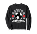 Senior Soccer 2026 Final Season Crew Sweatshirt - Novelty Apparel Unisex