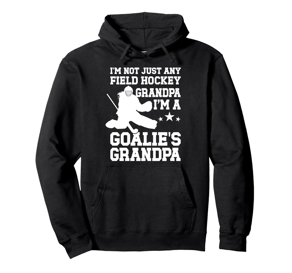 Field Hockey Goalie Grandpa Field Hockey Hoodie - Unique Graphic Men Women