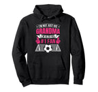 Funny Soccer Not Just His Grandma Im Hoodie - Custom Art Print for Adults
