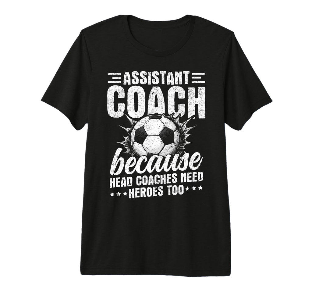 Soccer Assistant Coach Trust Me Im T-Shirt - Minimalist Print for Adults