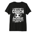 Soccer Assistant Coach Trust Me Im T-Shirt - Minimalist Print for Adults