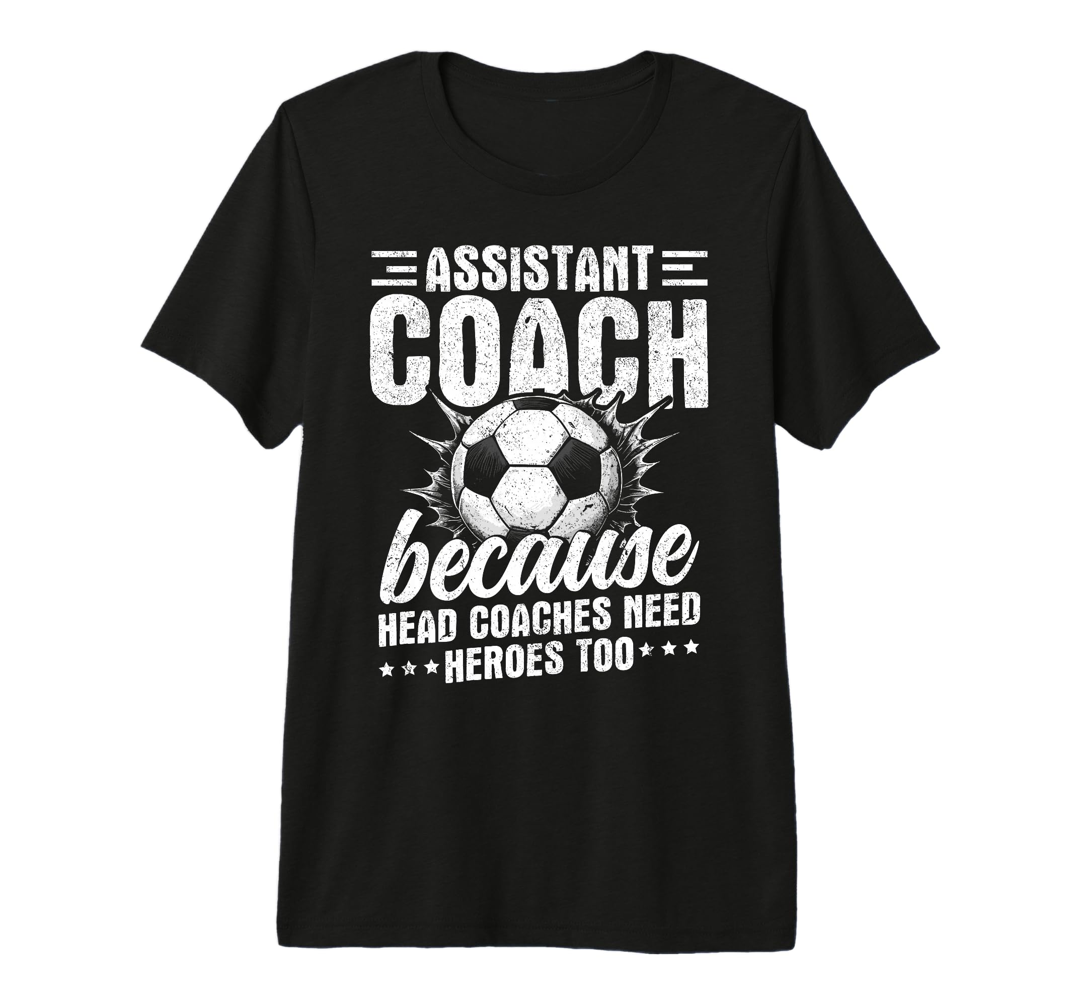 Soccer Assistant Coach Trust Me Im T-Shirt - Minimalist Print for Adults