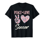 Peace Love Soccer Gifts And Sweatshirt - Minimalist Print for Adults
