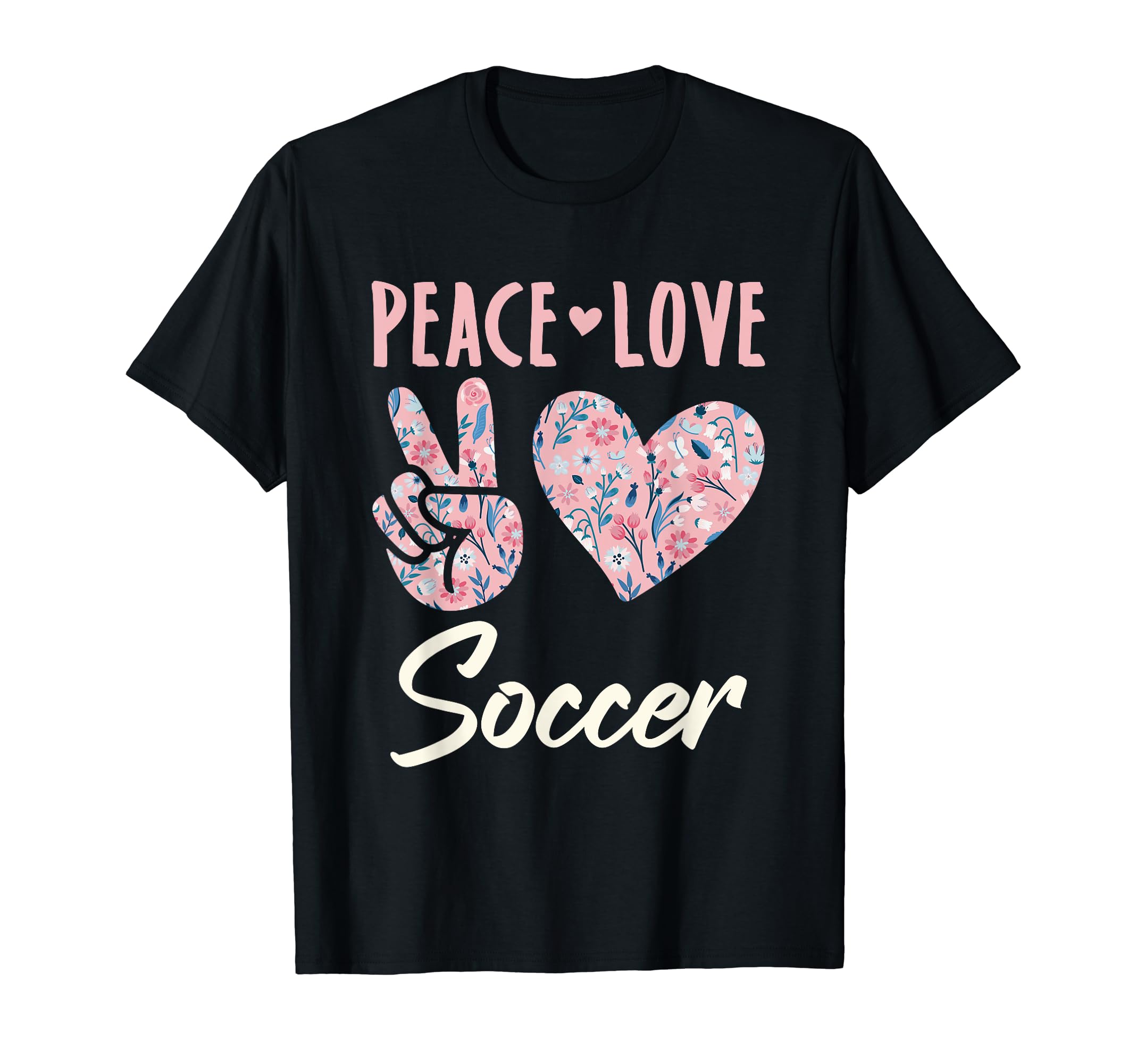 Peace Love Soccer Gifts And Sweatshirt - Minimalist Print for Adults