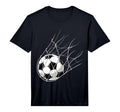Soccer Ball Goal Funny Player Sports T-Shirt - Novelty Apparel for Adults
