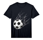 Soccer Ball Goal Funny Player Sports T-Shirt - Novelty Apparel for Adults