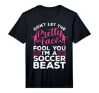 Funny Soccer Art Soccer Player T-Shirt - Aesthetic Graphic for Adults