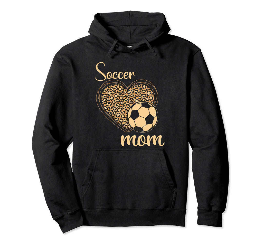 Leopard Soccer Mother Hoodie - Minimalist Print for Adults