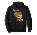 Leopard Soccer Mother Hoodie - Minimalist Print for Adults