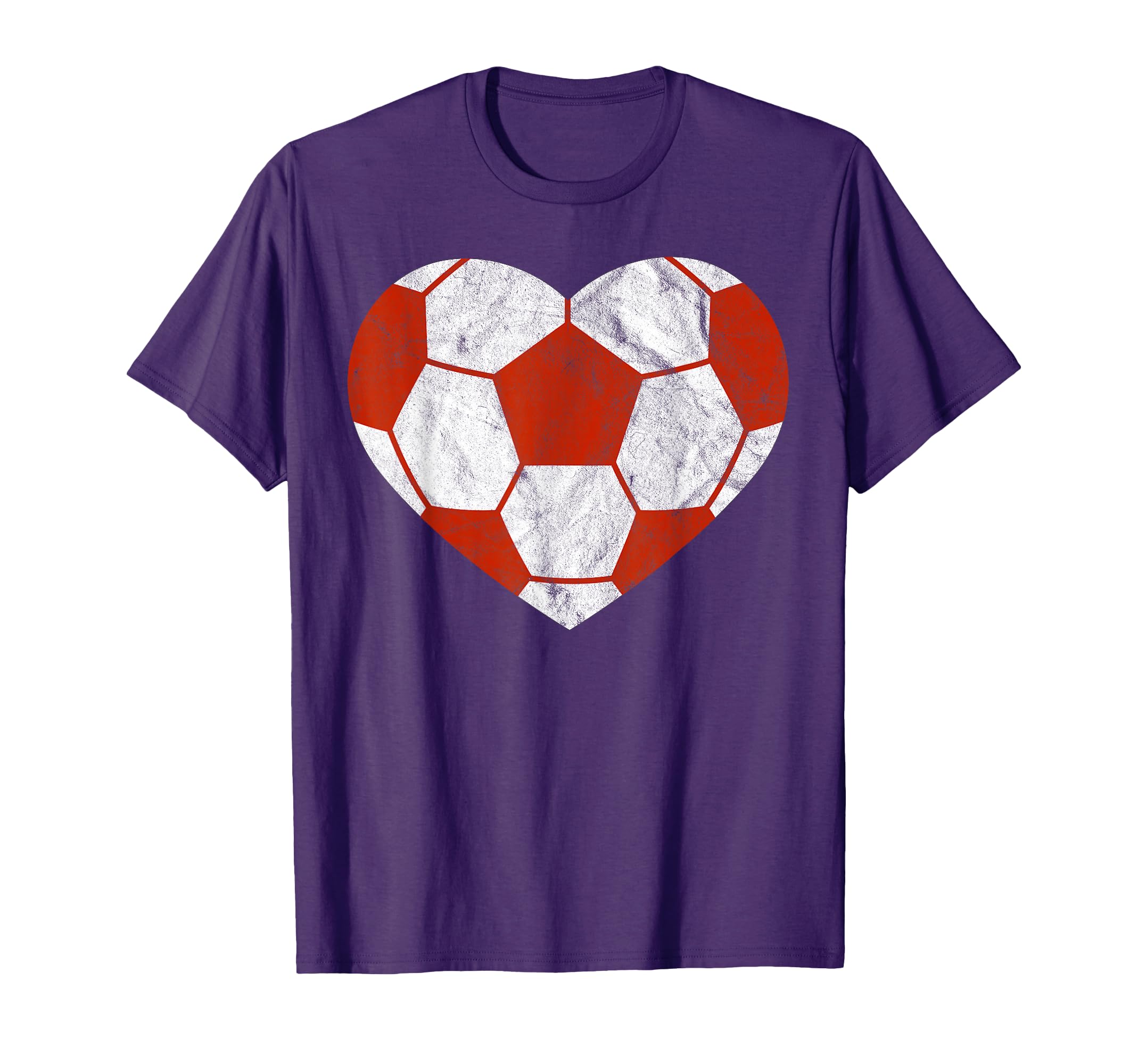 Football Heart Gift Soccer Player T-Shirt - Trendy Graphic Unisex