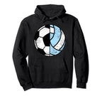 Soccer Volleyball Player Funny Soccer Hoodie - Streetwear Style for Adults