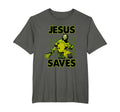Jesus Lacrosse Goalie Saves T-Shirt - Streetwear Style for Adults
