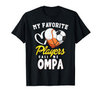 My Favorite Players Baseball Soccer T-Shirt - Novelty Apparel Unisex