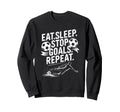 Goal Keeper And Soccer Player Eat Sweatshirt - Streetwear Style Unisex