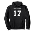 Number 17 Biggest Fan Sport Spirit Hoodie - Streetwear Style for Adults