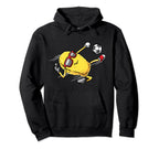 Soccer Player Chicken Nugget Playing Hoodie - Streetwear Style Unisex