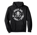 Funny Hockey Goalie Dad Hockey Hoodie - Novelty Apparel Men Women