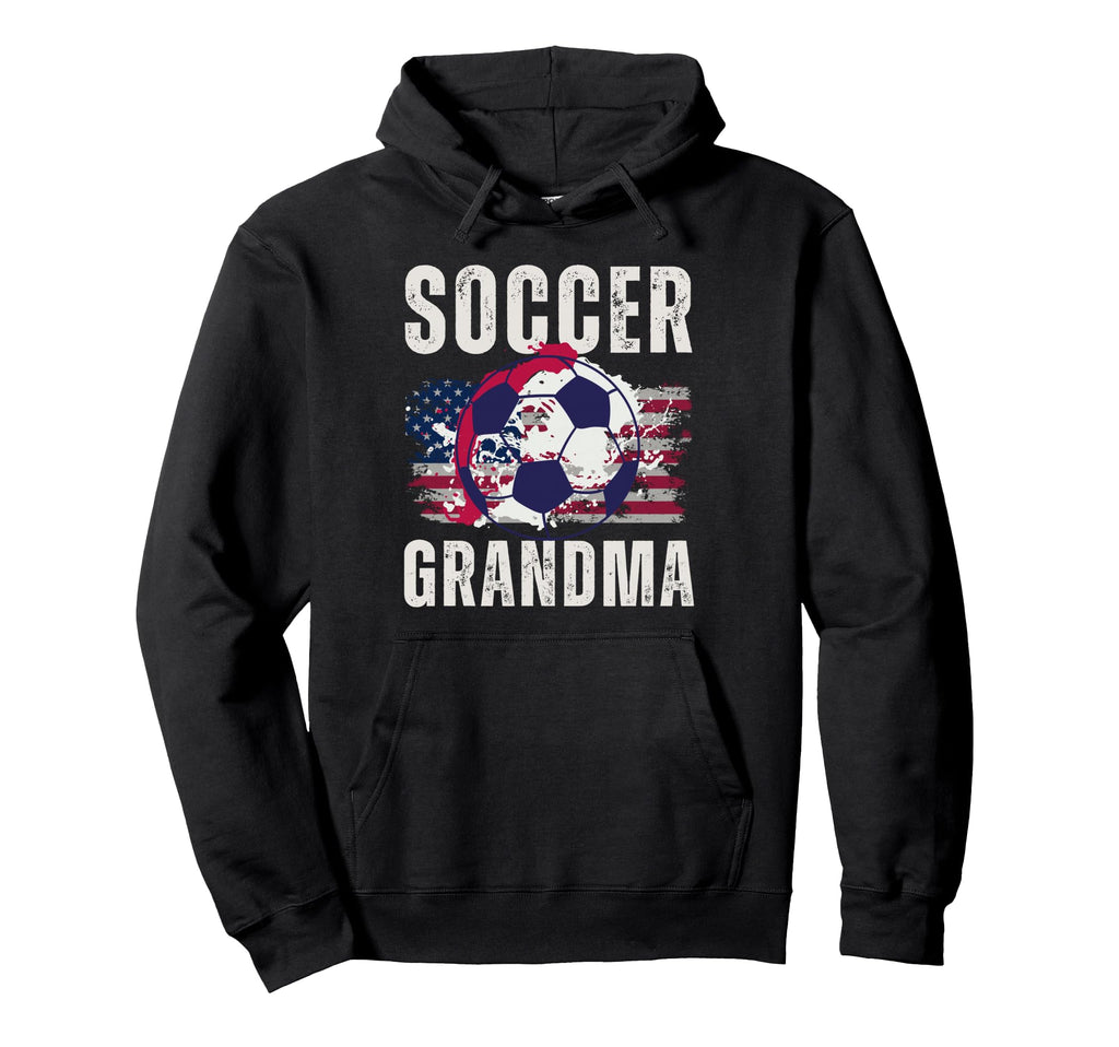 Funny Grandma Proud Soccer Lover Nana Hoodie - Fun Novelty Design Men Women
