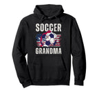 Funny Grandma Proud Soccer Lover Nana Hoodie - Fun Novelty Design Men Women