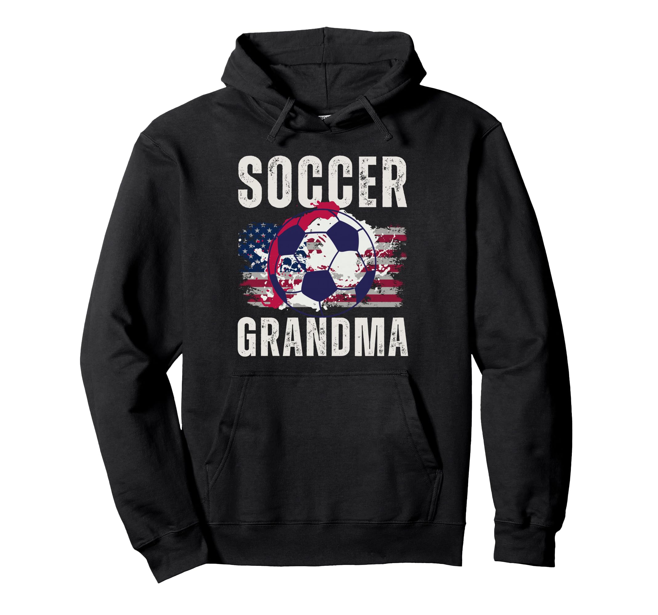 Funny Grandma Proud Soccer Lover Nana Hoodie - Fun Novelty Design Men Women