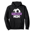 Soccer Mom Soccer Player Hoodie - Aesthetic Graphic for Adults