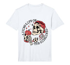 Soccer Mama Living Life Sidelines Skeleton T-Shirt - Trendy Graphic Unisex