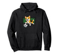 Goalkeeper Puppy Pembrokes Welsh Hoodie - Minimalist Print Men Women