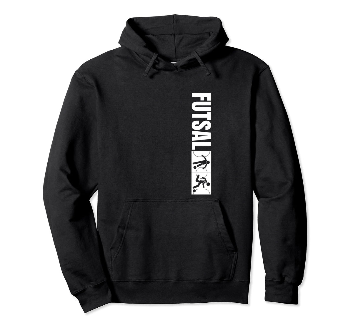 Futsal Coach Distressed Futsal Hoodie - Graphic Print for Adults