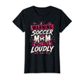 Warning This Soccer Mom Will Yell T-Shirt - Trendy Graphic for Adults