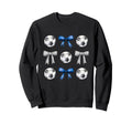 Soccer Balls Bows Soccer Player Sweatshirt - Streetwear Style for Adults