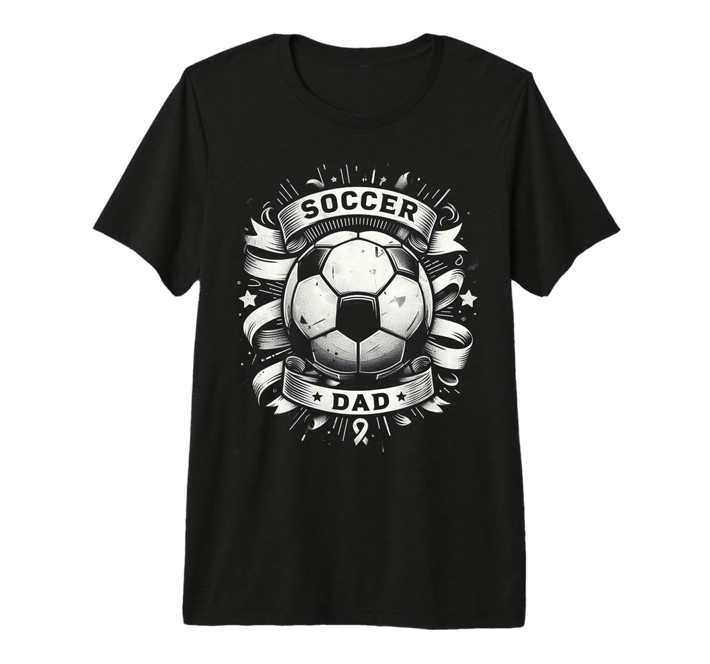 Soccer Dad Family Matching Dad T-Shirt - Casual Everyday Wear for Adults
