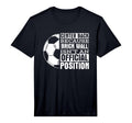 Center Back Brick Wall Position Sports T-Shirt - Graphic Print for Adults