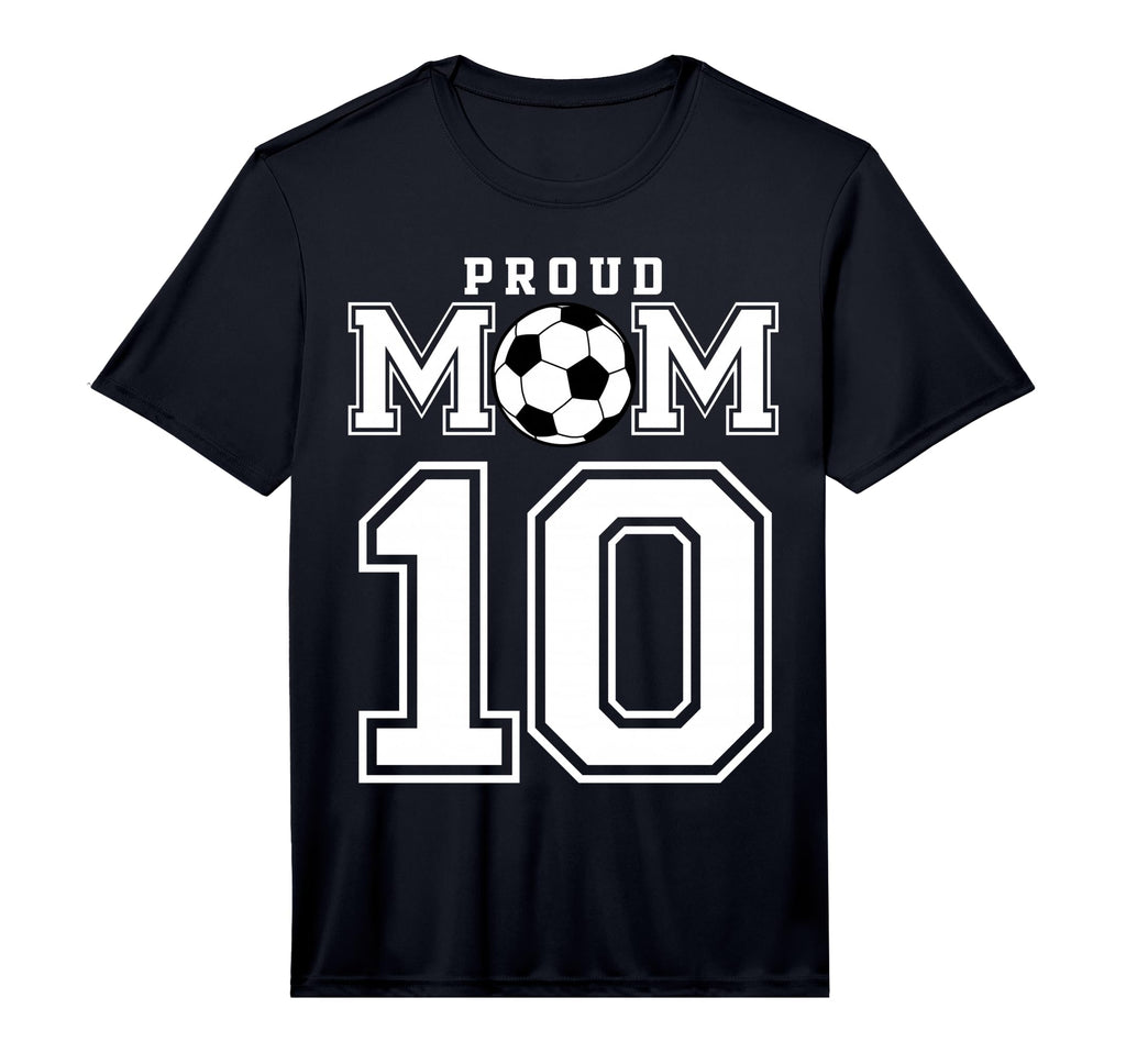 Number 10 Custom Proud Soccer Futbol T-Shirt - Novelty Apparel Men Women