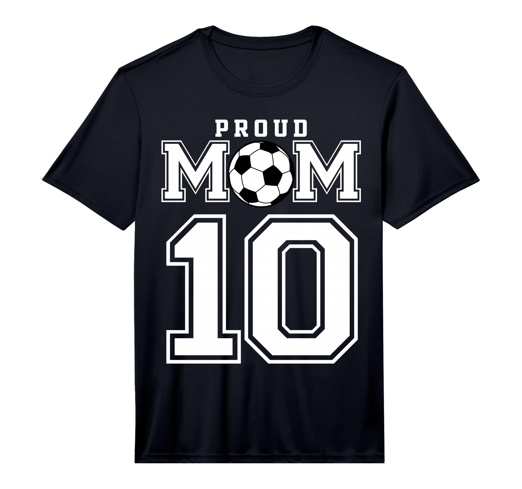 Number 10 Custom Proud Soccer Futbol T-Shirt - Novelty Apparel Men Women