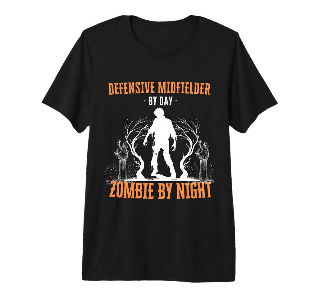 Defensive Midfielder Day Zombie T-Shirt - Streetwear Style for Adults