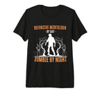 Defensive Midfielder Day Zombie T-Shirt - Streetwear Style for Adults