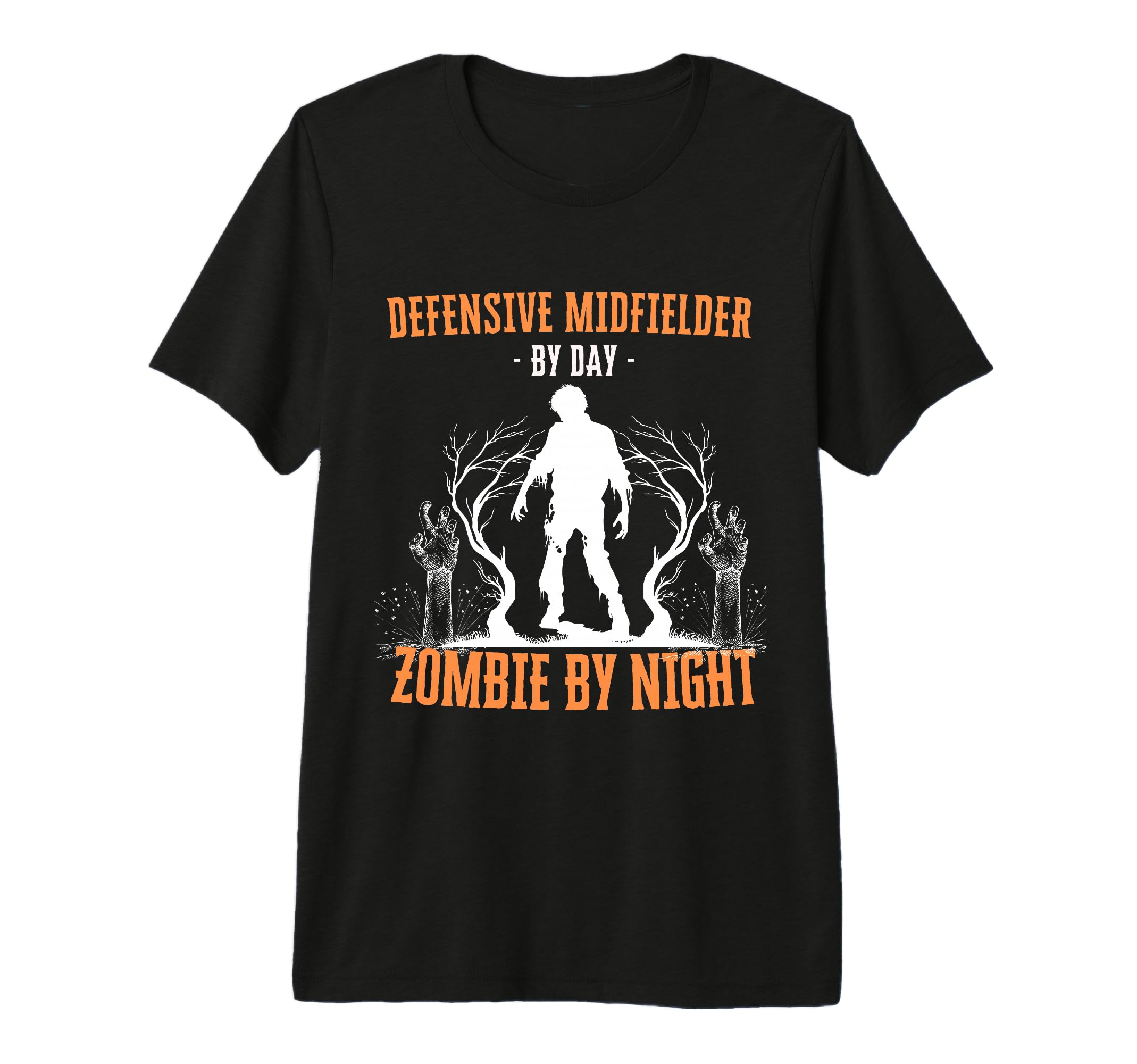 Defensive Midfielder Day Zombie T-Shirt - Streetwear Style for Adults