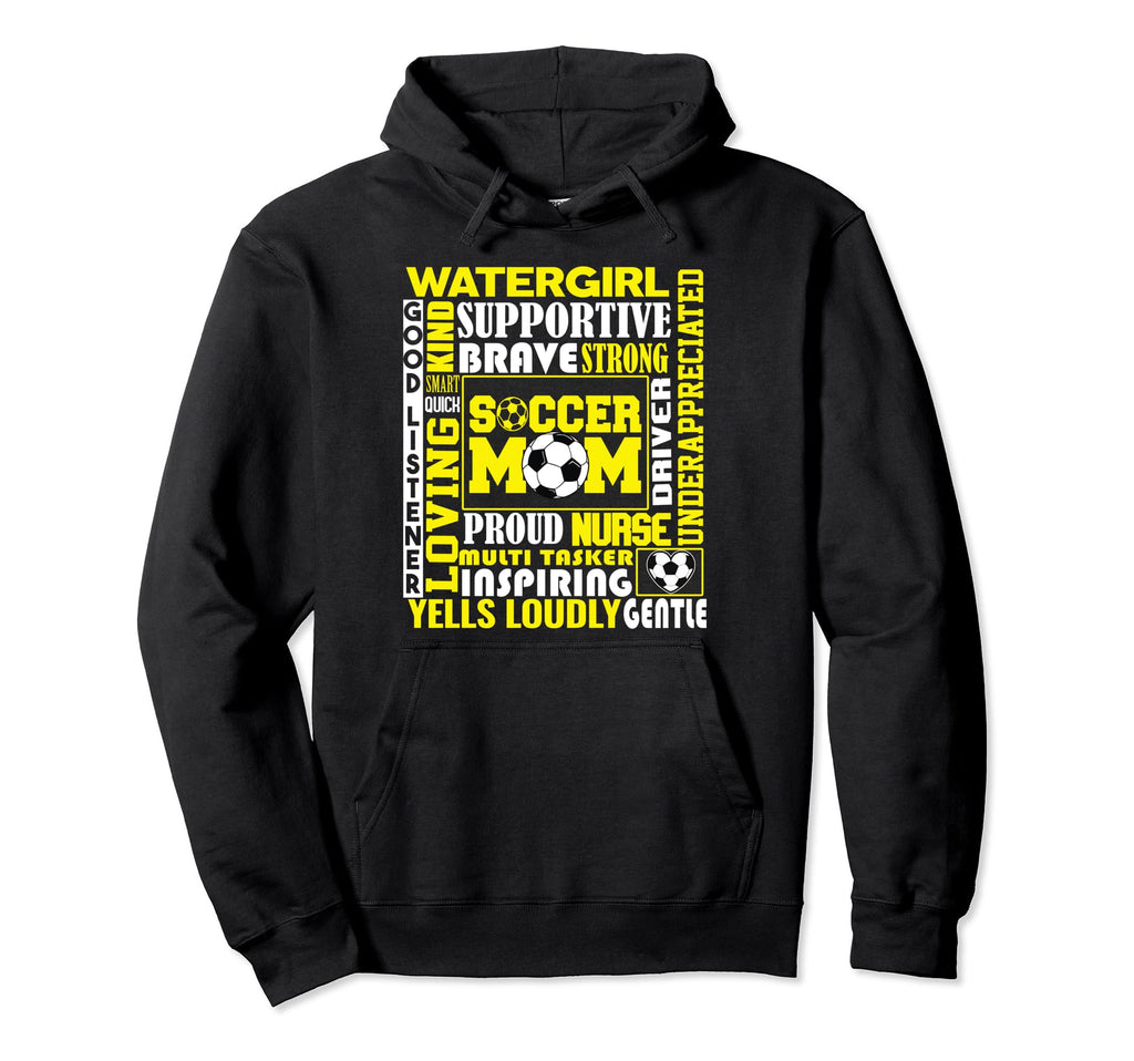 Soccer Mom Traits Best Words Mothers Hoodie - Custom Art Print Unisex