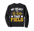 Soccer My Heart Is That Field Sweatshirt - Aesthetic Graphic for Adults