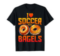 Bagel Lover Soccer Player Funny I Love T-Shirt - Trendy Graphic Men Women