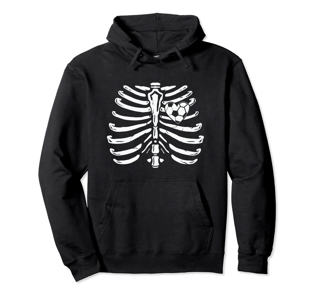 Soccer Heart Funny Love Soccer Player Hoodie - Unique Graphic Unisex