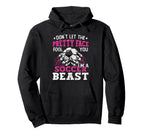 Dont Let Pretty Face Fool You Soccer Hoodie - Minimalist Print Men Women