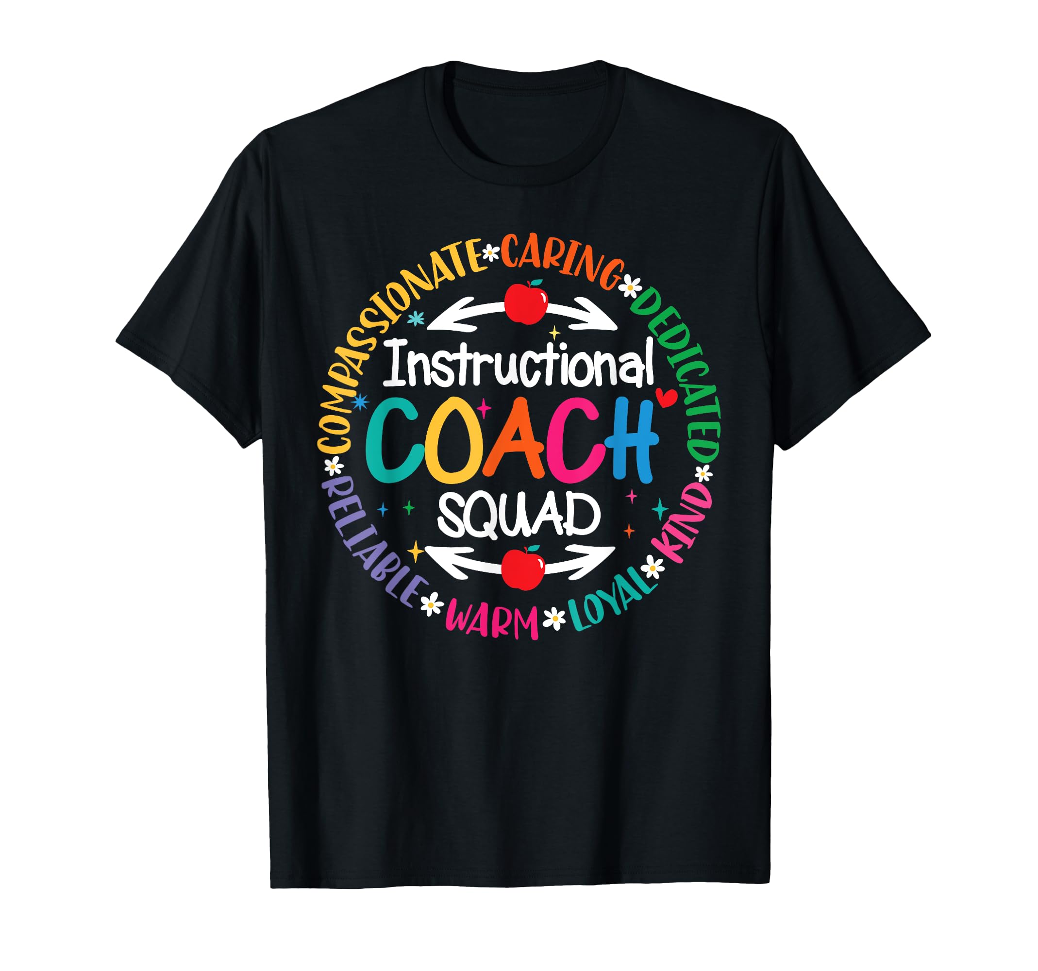 Instructional Coach Squad T-Shirt - Casual Everyday Wear for Adults