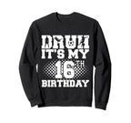 Bruh Its My 16Th Birthday Soccer 16 Year Sweatshirt - Graphic Print Unisex